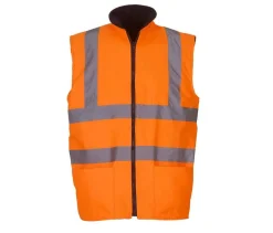 YOKO YK008F - Bodywarmer réversible haute visibilité