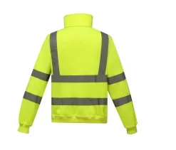 YOKO YKK06 - Sweat col zippé haute visibilité