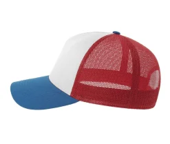 ATLANTIS HEADWEAR AT228 - Casquette 5 pans style trucker en coton