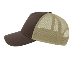 ATLANTIS HEADWEAR AT228 - Casquette 5 pans style trucker en coton
