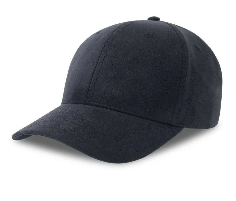 ATLANTIS HEADWEAR AT287 - Casquette 6 pans mid visor faux suède