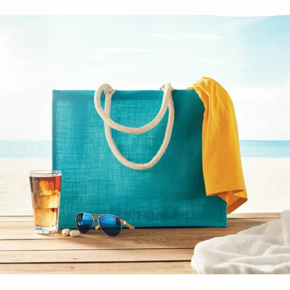AURA Sac shopping en jute - GiftRetail MO6443