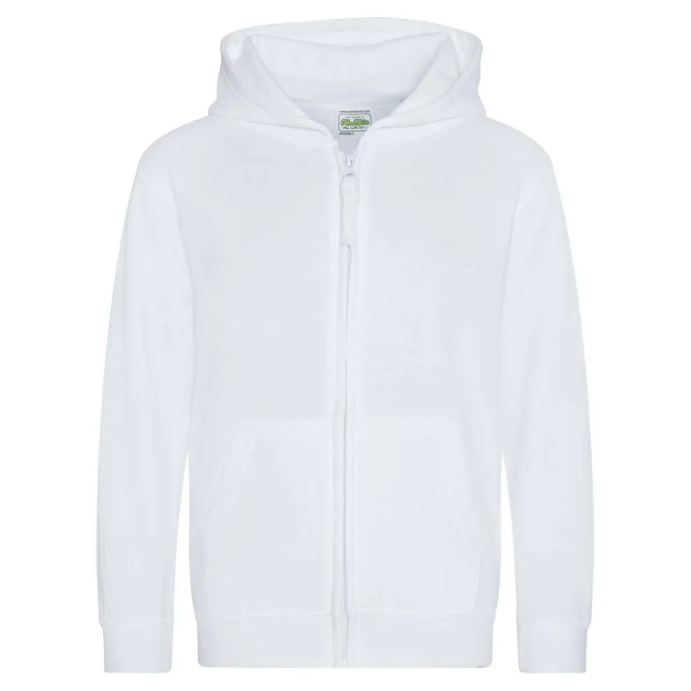 AWDIS JH050J - Sweat à Capuche avec Zip Invisible et Doublure