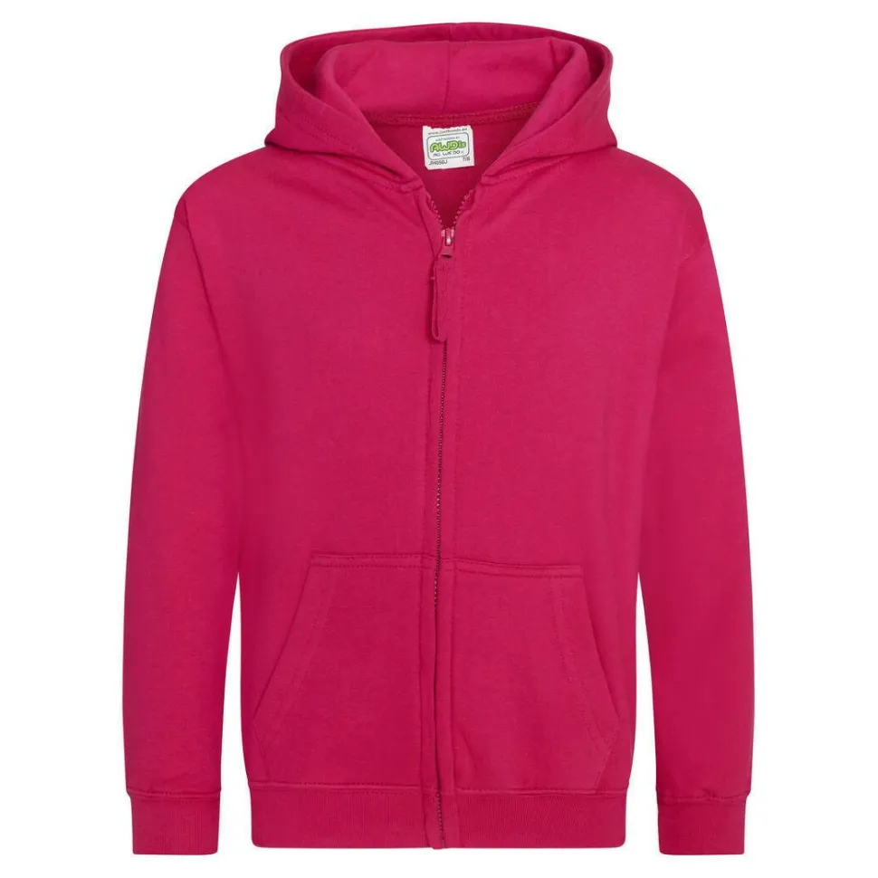 AWDIS JH050J - Sweat à Capuche avec Zip Invisible et Doublure