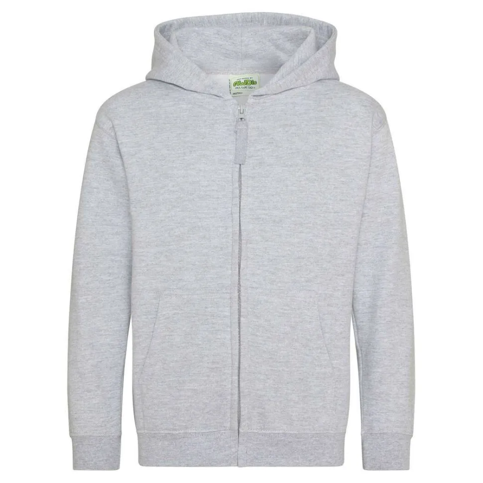 AWDIS JH050J - Sweat à Capuche avec Zip Invisible et Doublure