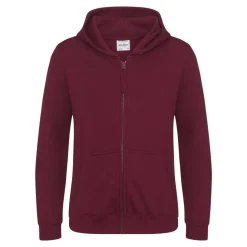 AWDIS JH050J - Sweat à Capuche avec Zip Invisible et Doublure