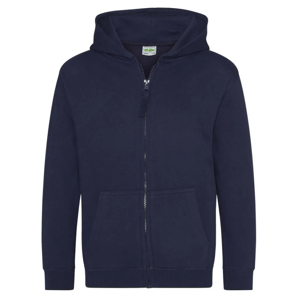 AWDIS JH050J - Sweat à Capuche avec Zip Invisible et Doublure