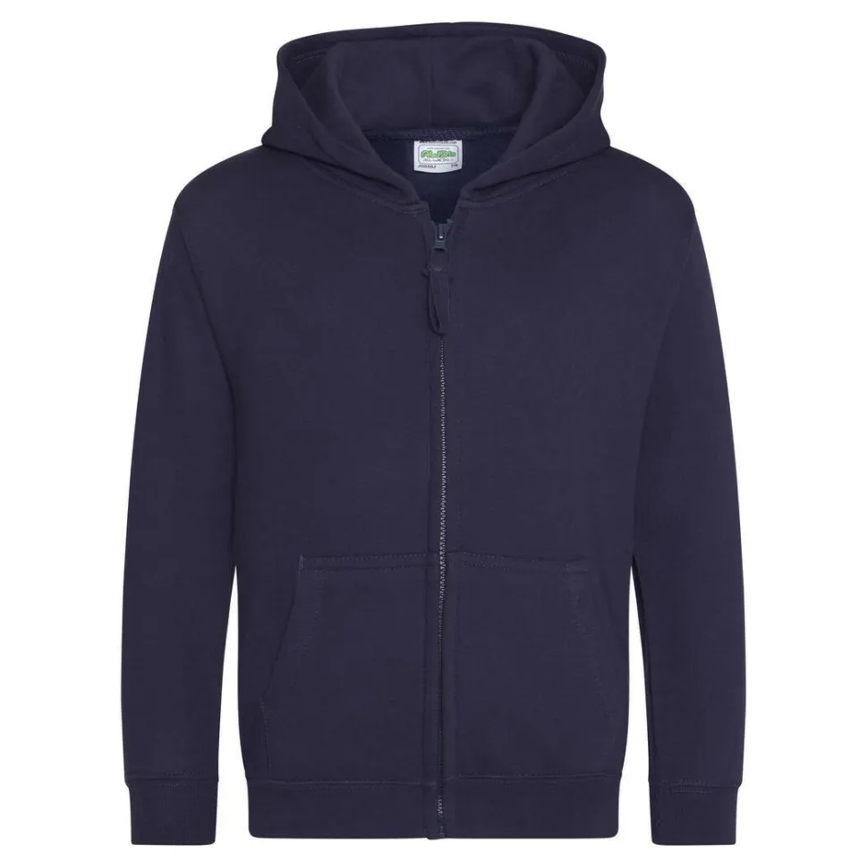 AWDIS JH050J - Sweat à Capuche avec Zip Invisible et Doublure