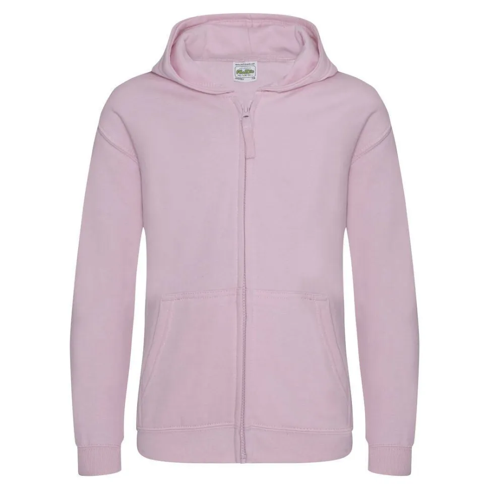AWDIS JH050J - Sweat à Capuche avec Zip Invisible et Doublure