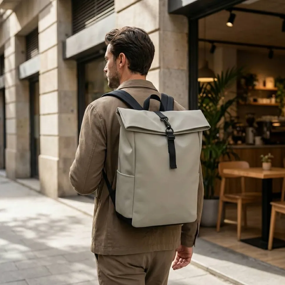 BAG BASE BG335 - Sac à dos avec rabat enroulable Roll-Top