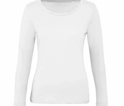 B&C BC071 - Tee-Shirt Manches Longues Femme 100% Coton Bio