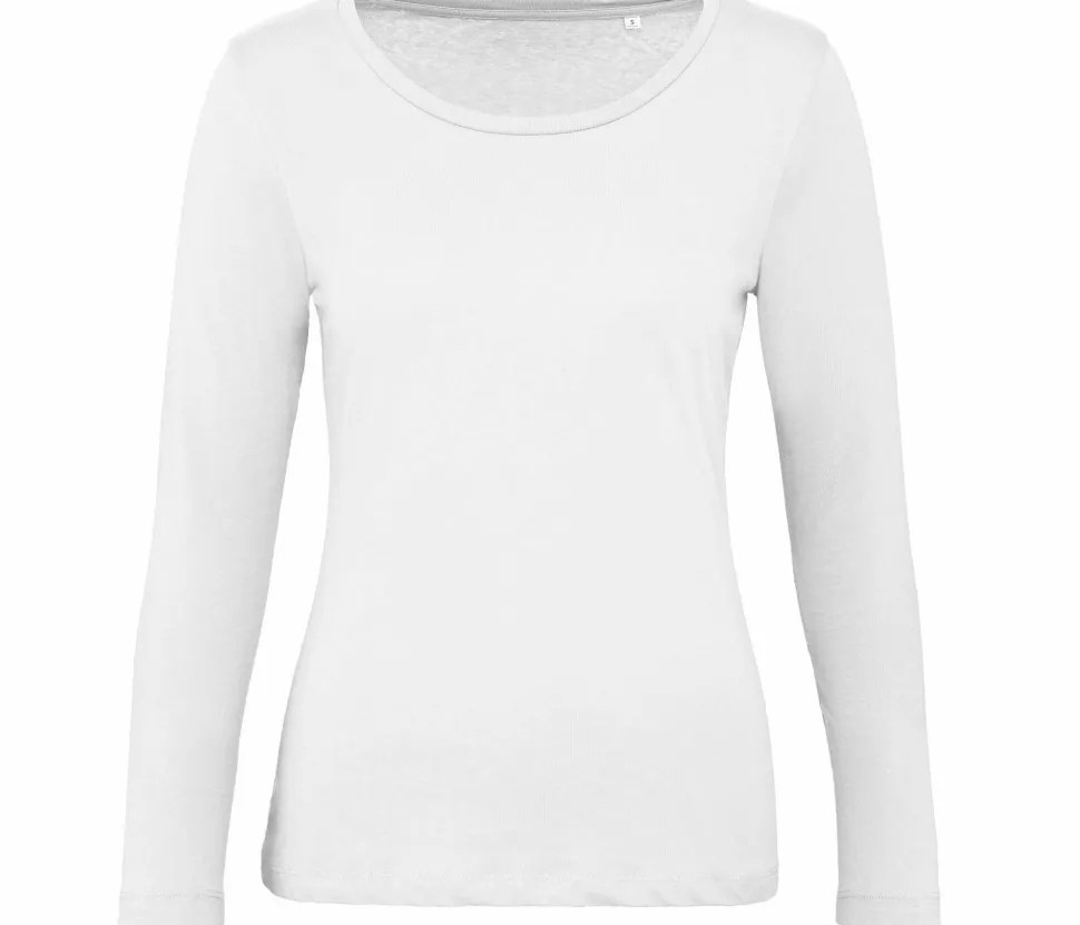 B&C BC071 - Tee-Shirt Manches Longues Femme 100% Coton Bio