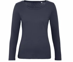 B&C BC071 - Tee-Shirt Manches Longues Femme 100% Coton Bio