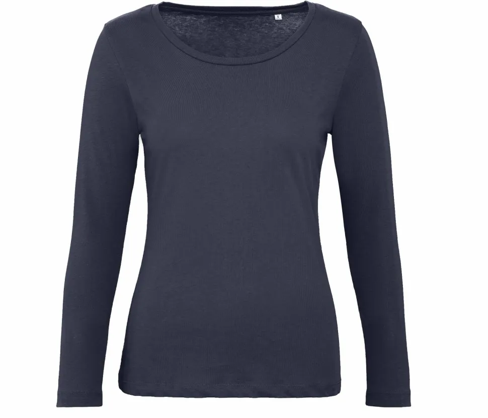 B&C BC071 - Tee-Shirt Manches Longues Femme 100% Coton Bio