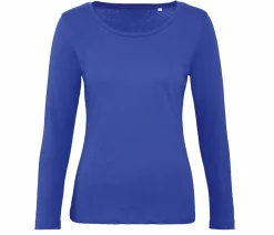 B&C BC071 - Tee-Shirt Manches Longues Femme 100% Coton Bio