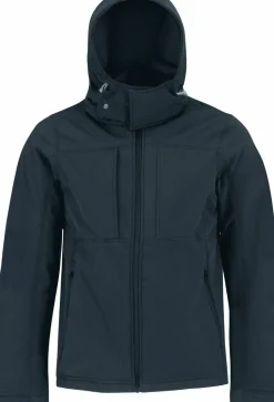 B&C CGJM950 - Veste Capuche Softshell Homme