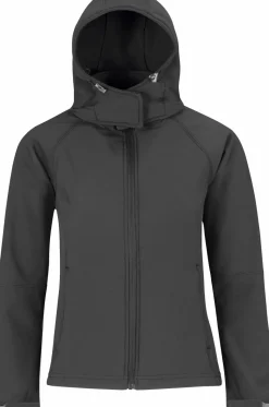 B&C CGJW937 - Veste Capuche Softshell Femme