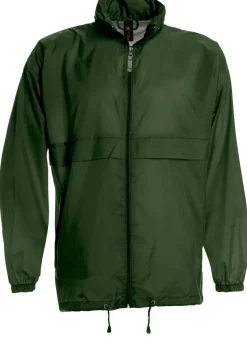 B&C Collection BA601 - Veste Coupe-Vent Pliable avec Capuche Intégrée