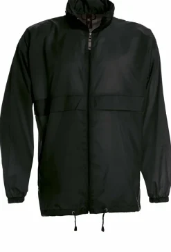 B&C Collection BA601 - Veste Coupe-Vent Pliable avec Capuche Intégrée