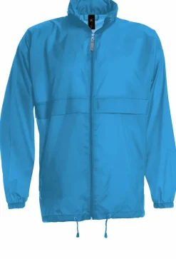 B&C Collection BA601 - Veste Coupe-Vent Pliable avec Capuche Intégrée