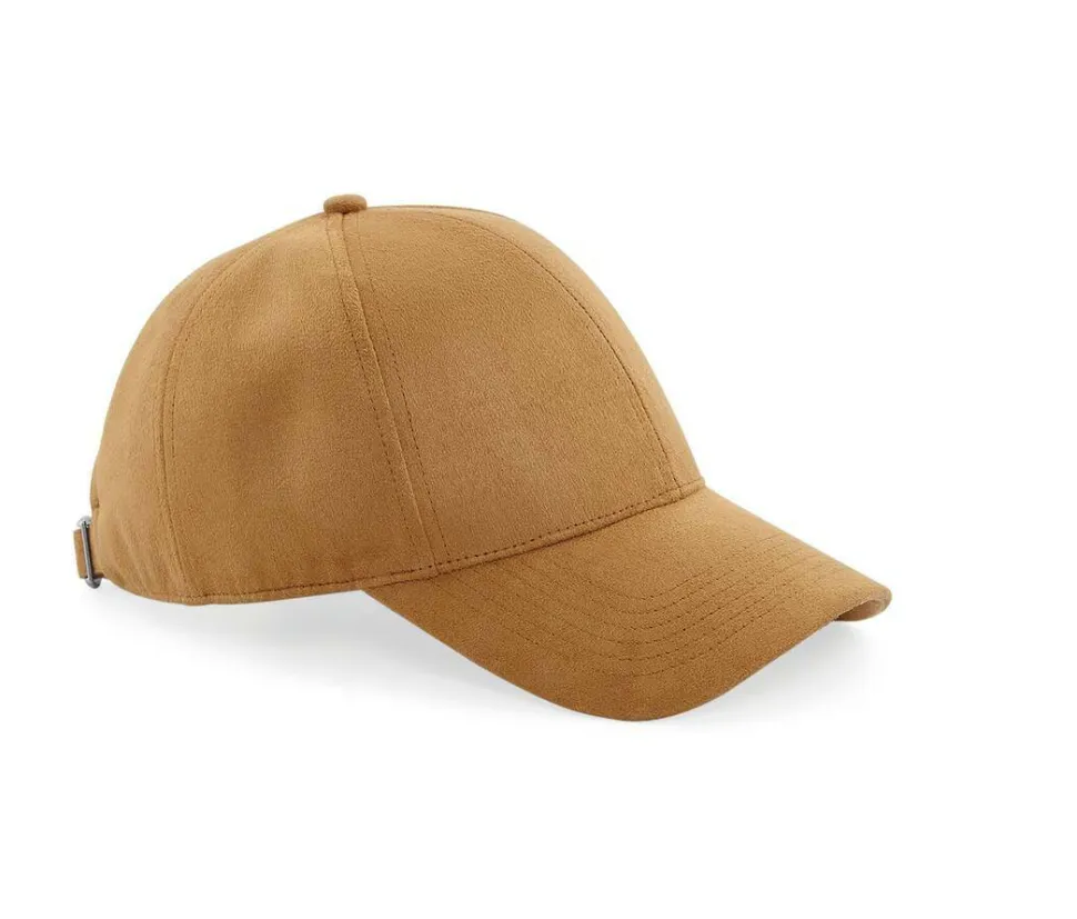 Beechfield BF656 - Casquette 6 panneaux en faux daim