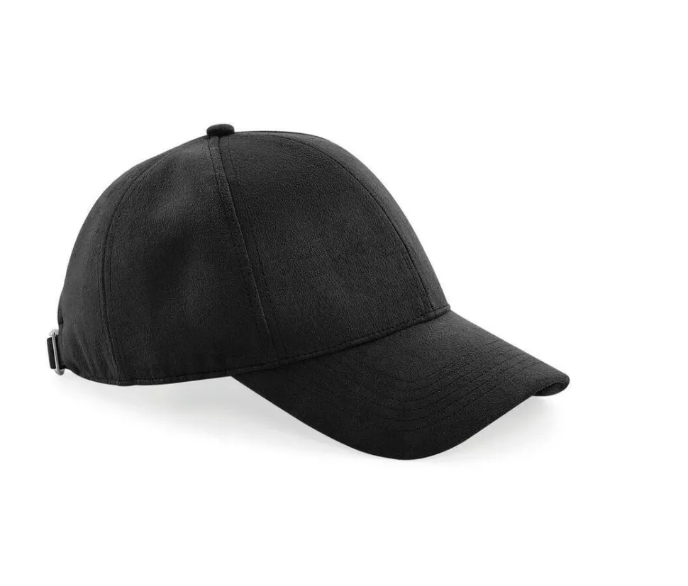 Beechfield BF656 - Casquette 6 panneaux en faux daim