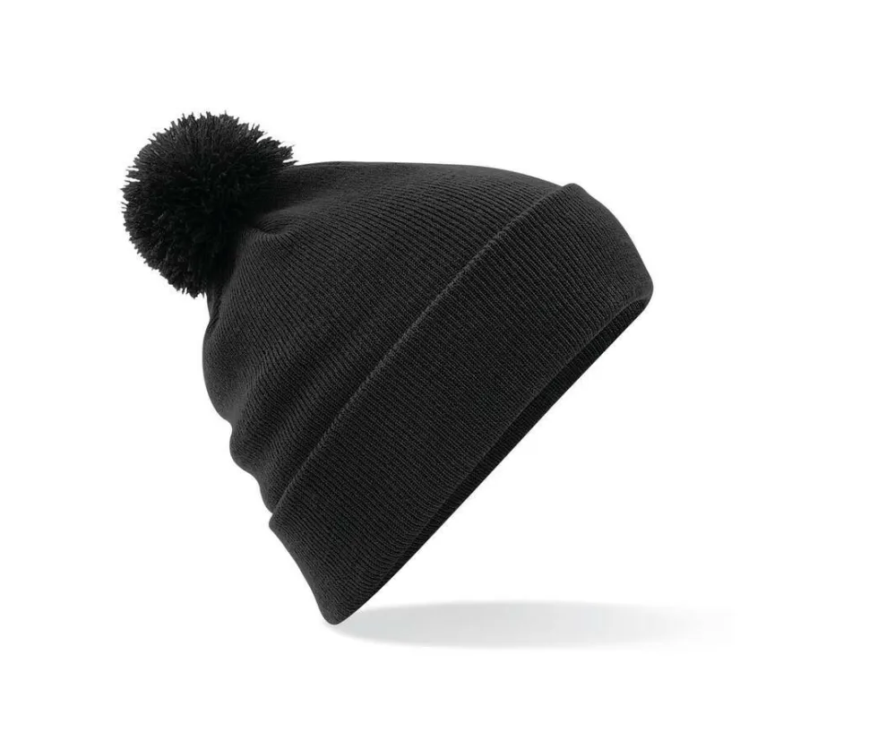 Beechfield BF426 - Chapeau d'Hiver Élégant avec Pompon en Fausse Fourrure