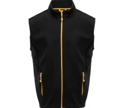 BLACK&MATCH BM500 - Bodywarmer polaire contrasté