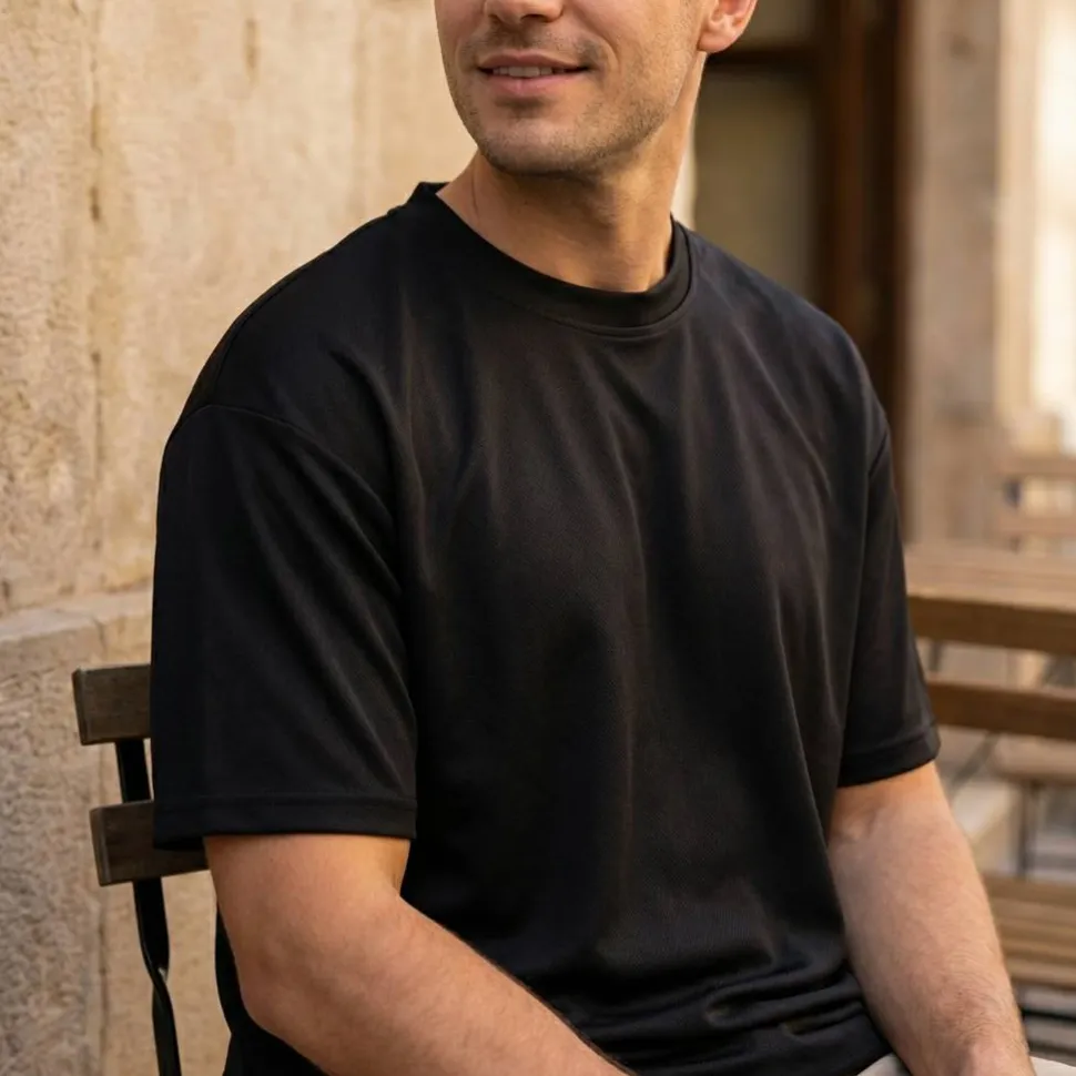 BUILD YOUR BRAND BY249 - Tee-shirt Sportif en Polyester Confortable