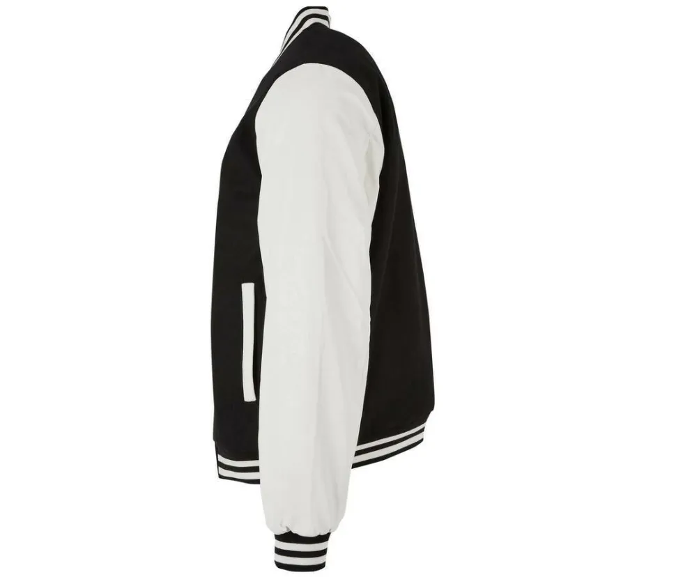 BUILD YOUR BRAND BY269 - Veste baseball en simili cuir