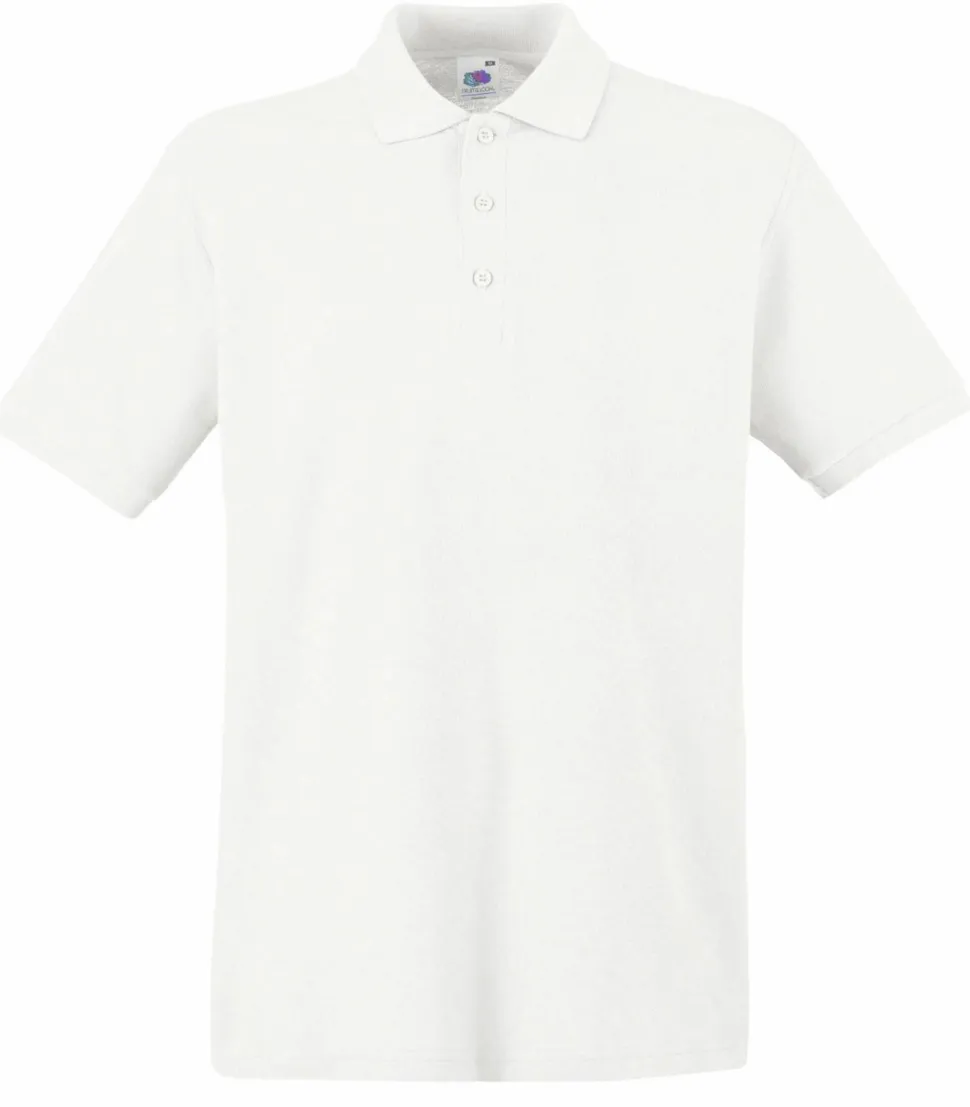 Fruit of the Loom SS255 - Polo Élégant avec Boutons Assortis