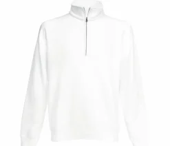 Fruit of the Loom SS830 - Sweat-shirt zippé 1/4 Premium 80/20