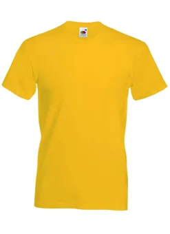 Fruit of the Loom SS034 - T-shirt Col V Confort Doux et Durable