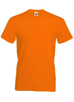 Fruit of the Loom SS034 - T-shirt Col V Confort Doux et Durable