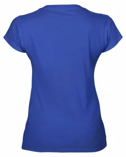 Gildan GD078 - T-shirt Femme Col V Style Doux et Élégant