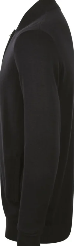 Henbury H718 - Cardigan Bomber Tricoté Unisexe Élégant