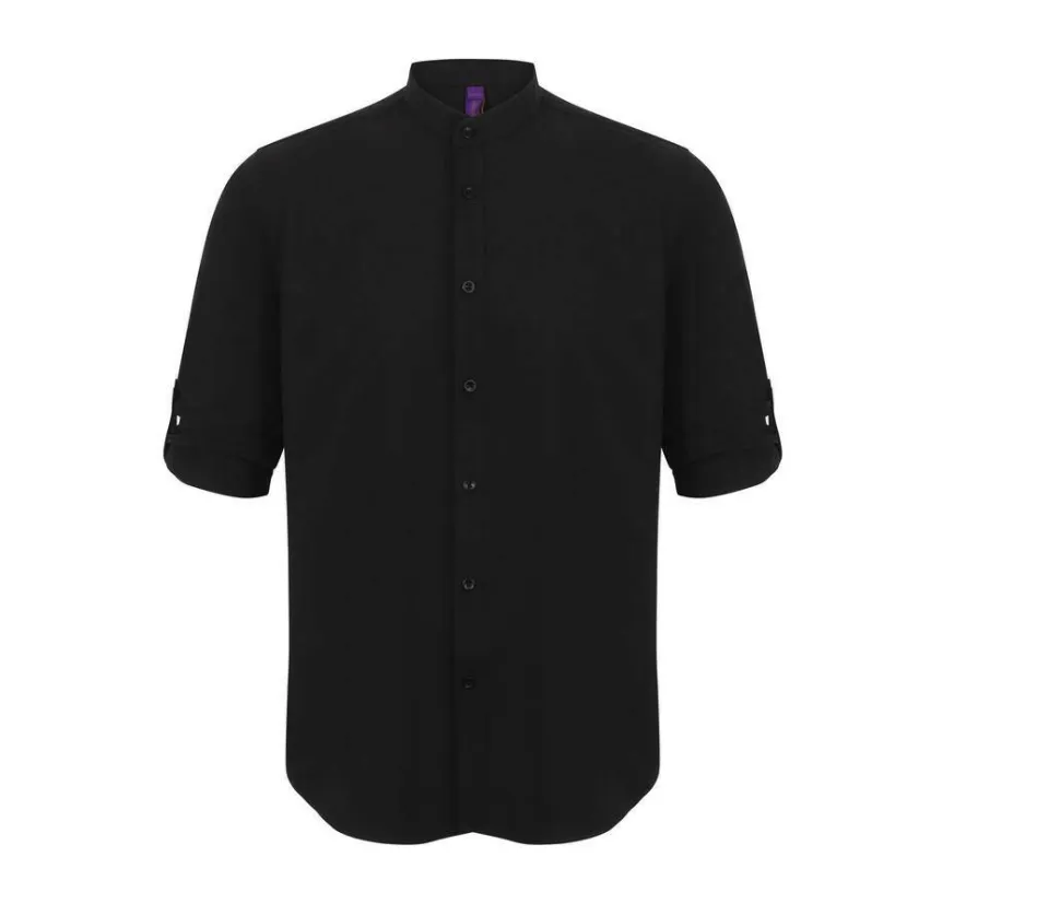 HENBURY HY592 - Chemise homme col mao
