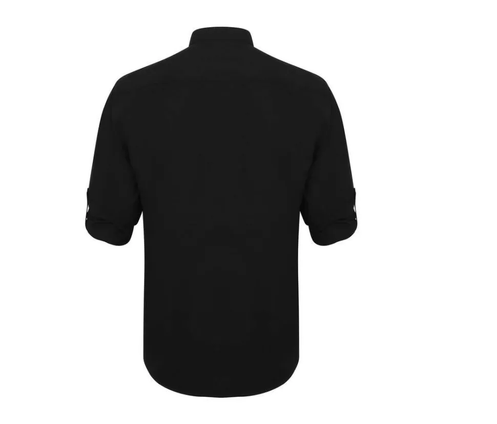 HENBURY HY592 - Chemise homme col mao