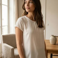 Kariban K5002 - Blouse crêpe manches courtes femme
