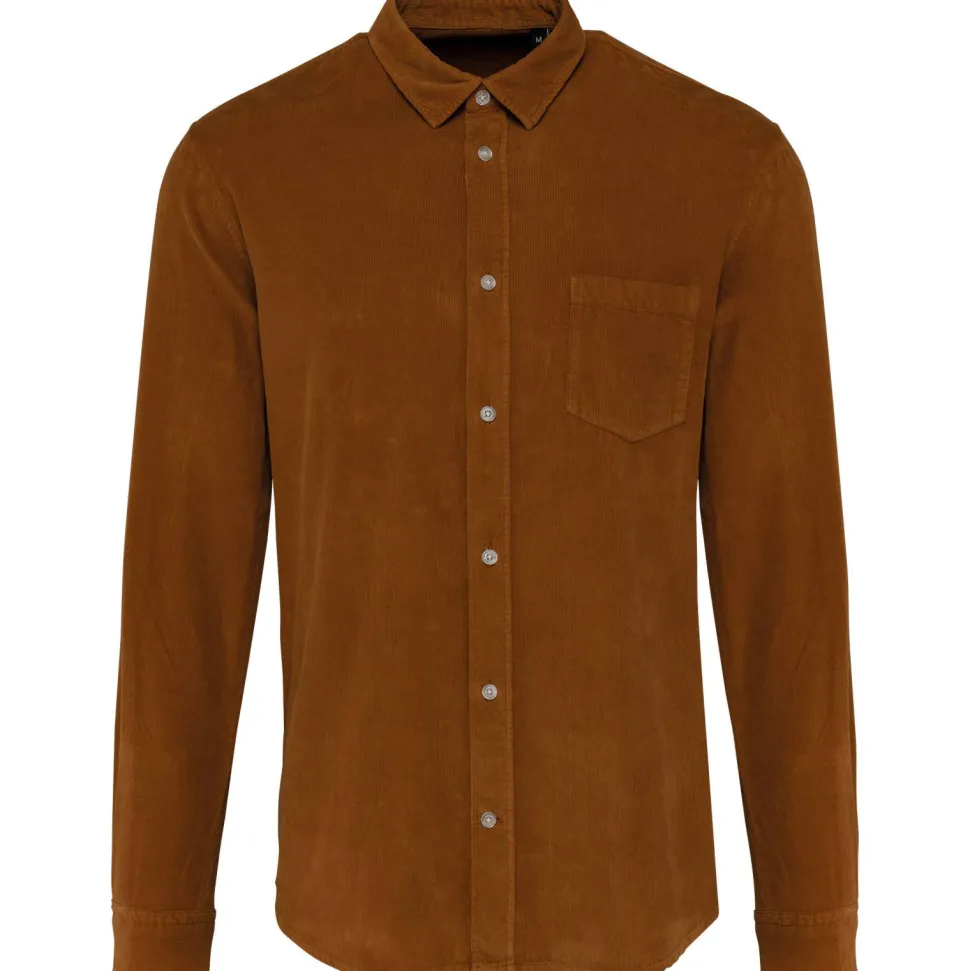 Kariban K599 - Chemise manches longues en velours homme
