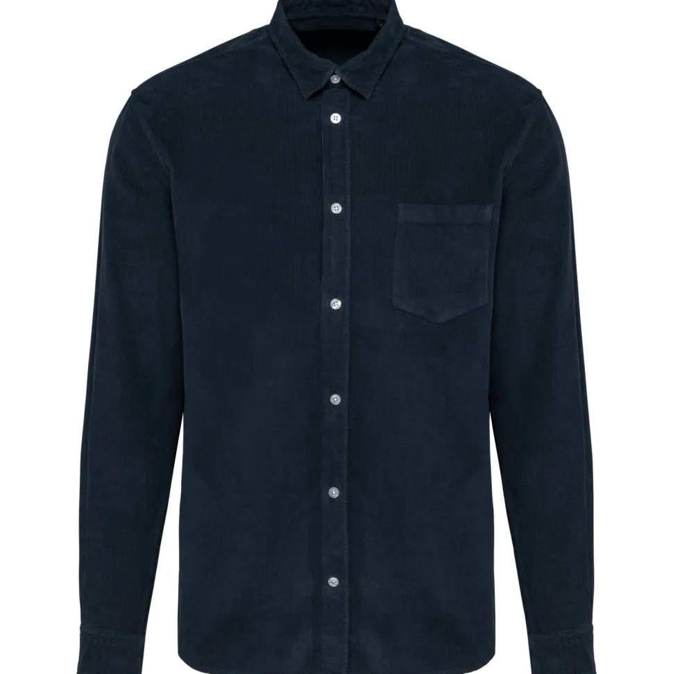 Kariban K599 - Chemise manches longues en velours homme
