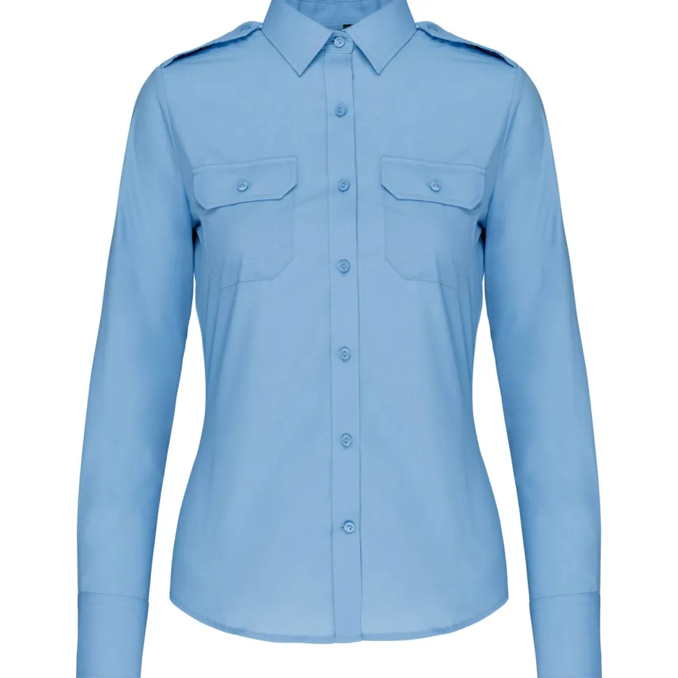 Kariban K506 - Chemise pilote manches longues femme