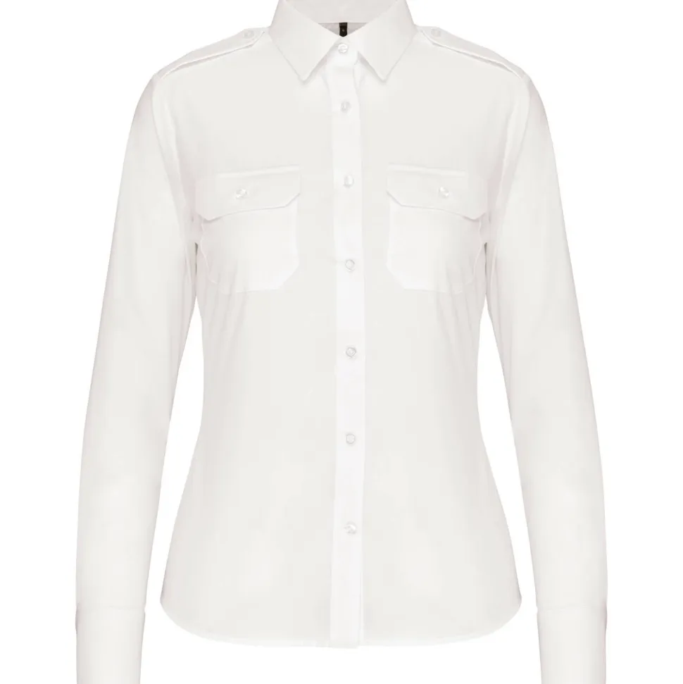 Kariban K506 - Chemise pilote manches longues femme
