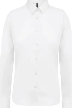 Kariban K510 - Chemise popeline manches longues femme
