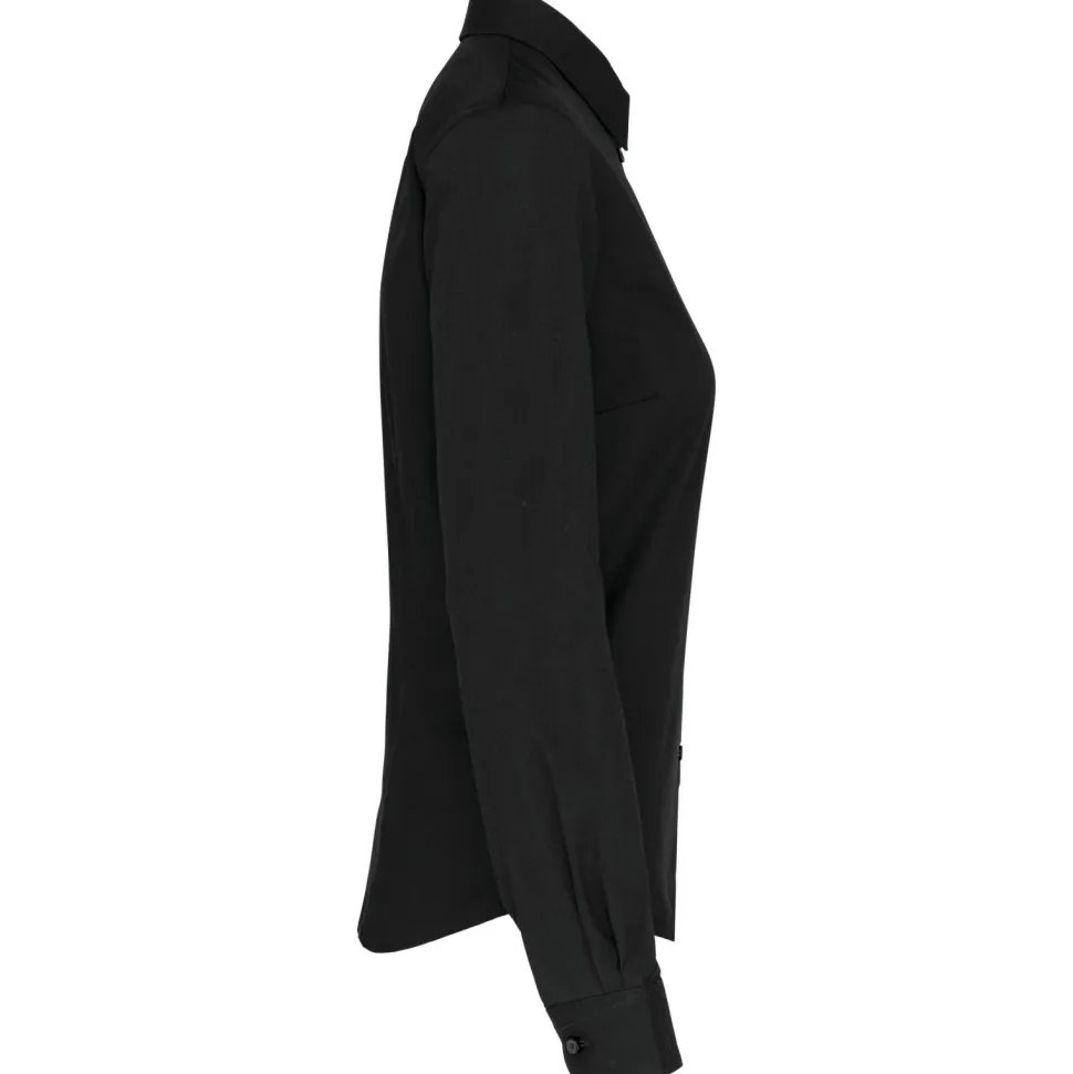 Kariban K510 - Chemise popeline manches longues femme