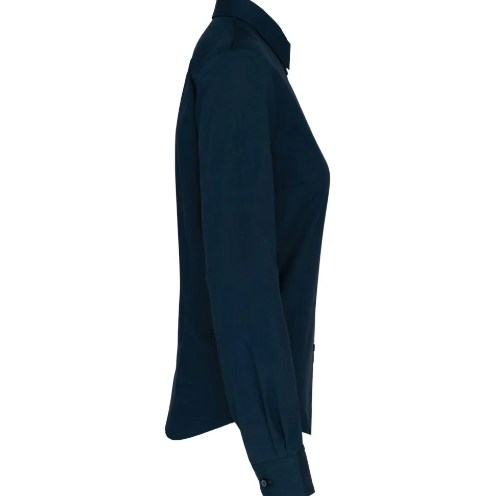Kariban K510 - Chemise popeline manches longues femme