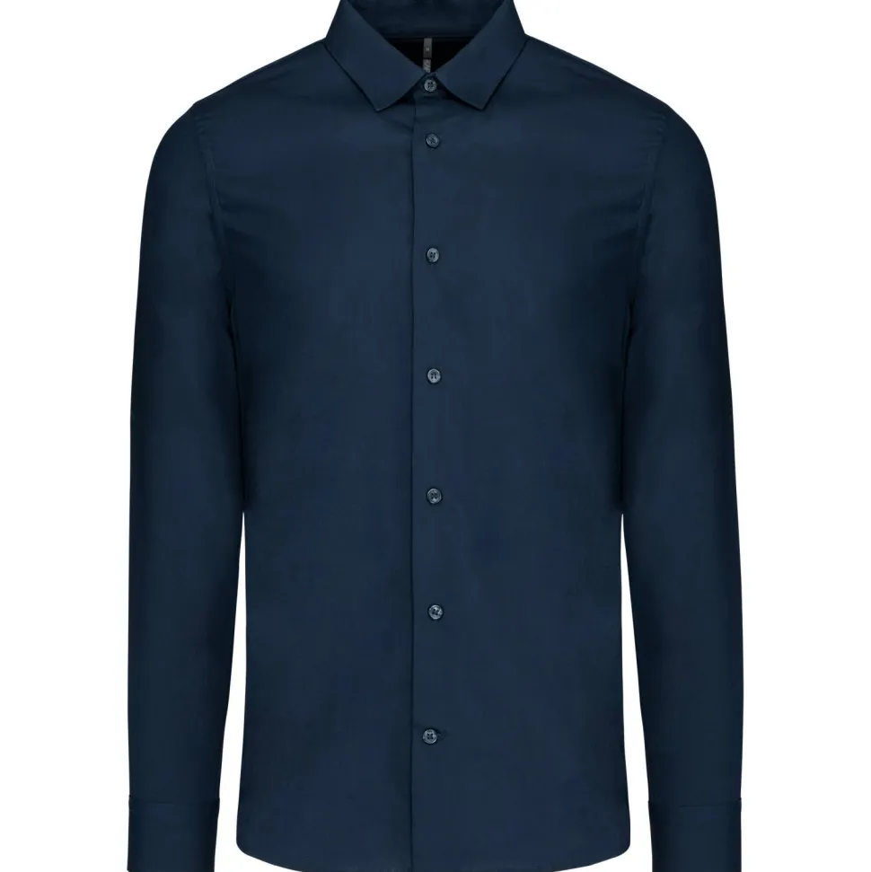 Kariban K513 - Chemise popeline manches longues homme