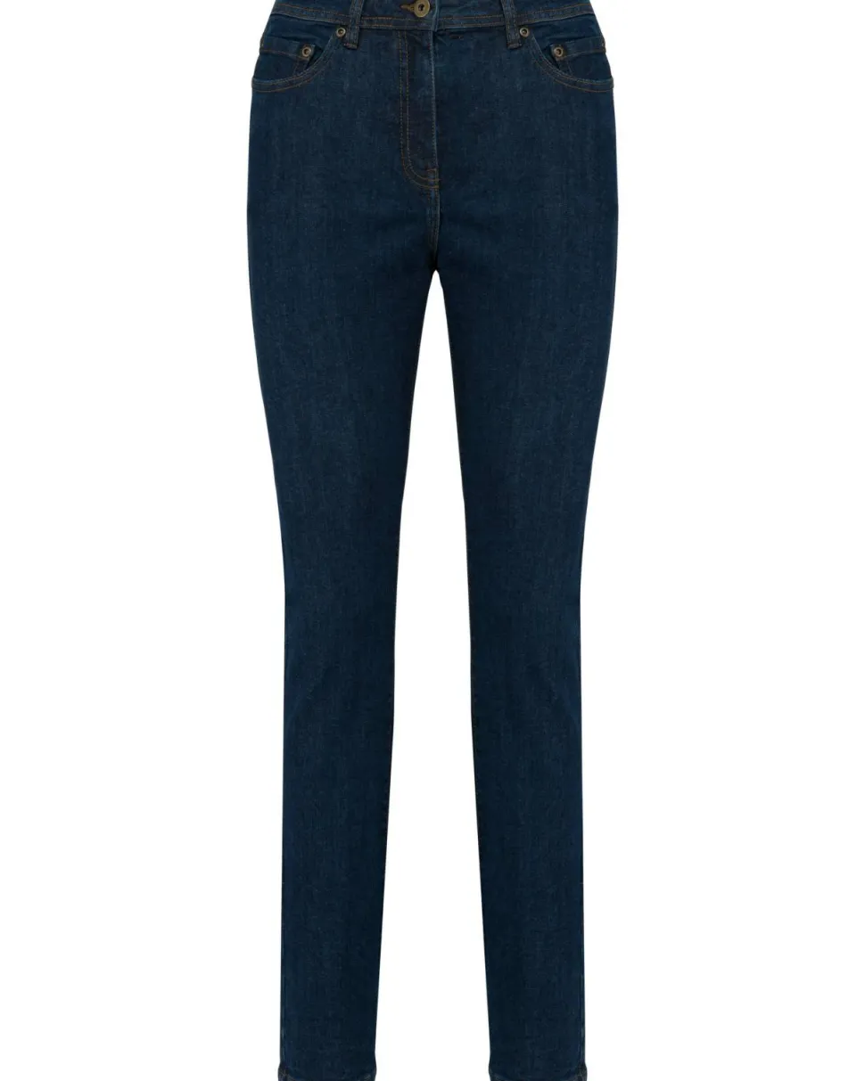 Kariban K759 - Jeans Femme Moderne Effet Vieilli Unique