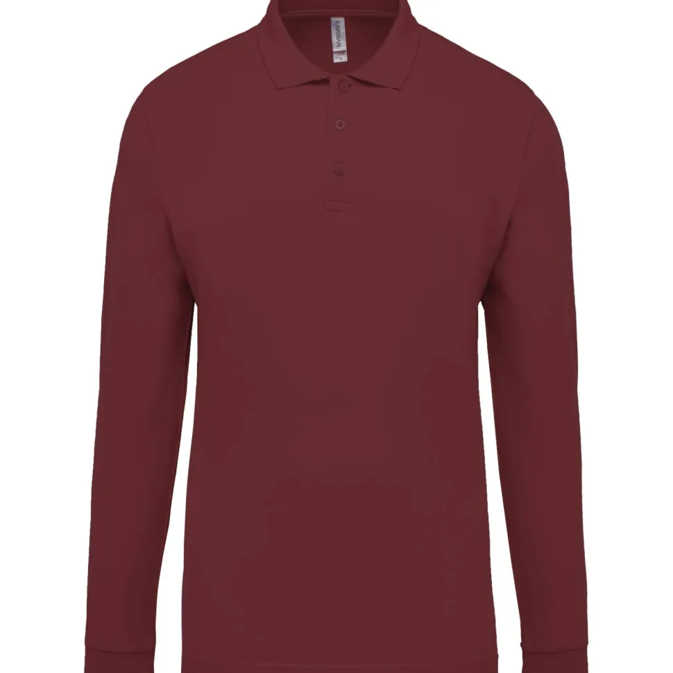 Kariban K256 - Polo piqué manches longues homme
