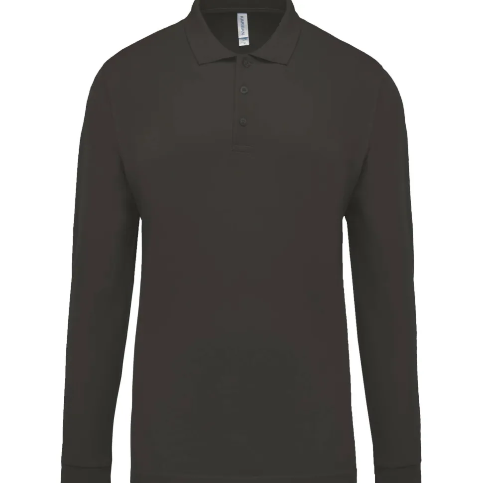 Kariban K256 - Polo piqué manches longues homme